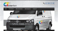 Desktop Screenshot of colortech.net.au
