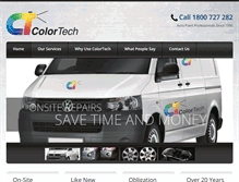 Tablet Screenshot of colortech.net.au