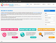 Tablet Screenshot of colortech.com
