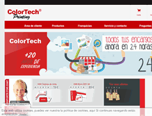 Tablet Screenshot of colortech.es